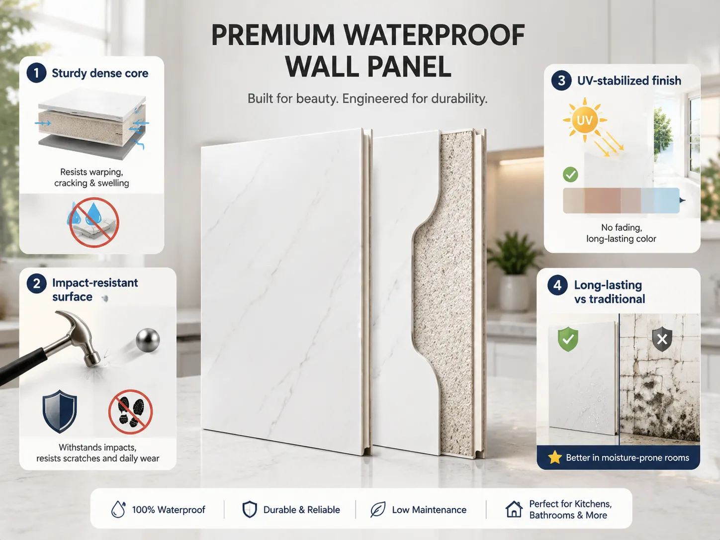 Wall Panel Durability Impact Resistance