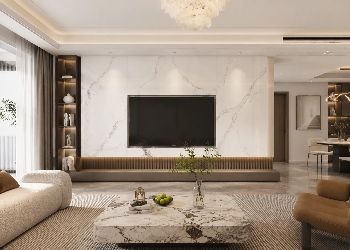 apartment wall panel design