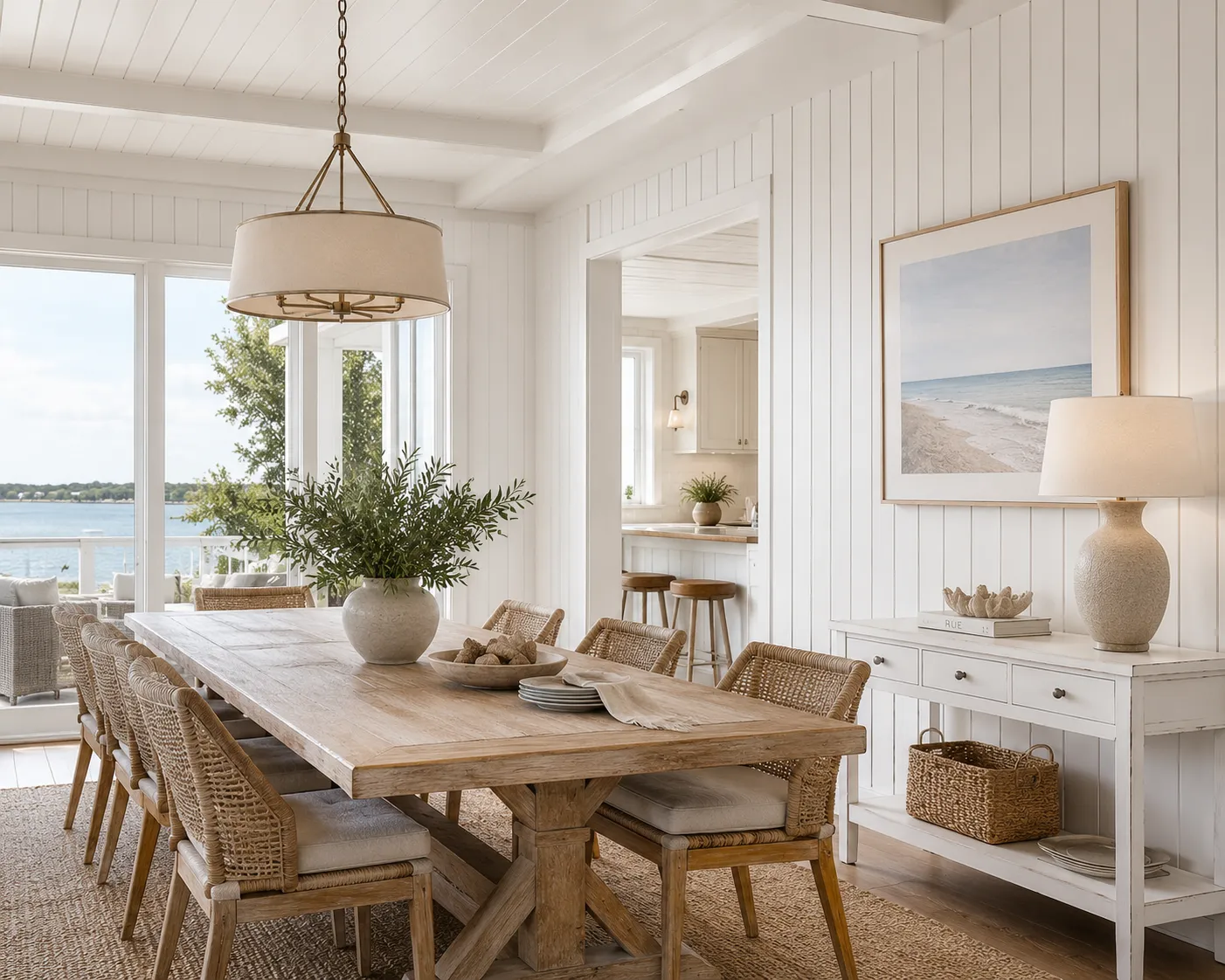 Hamptons style VJ panel walls