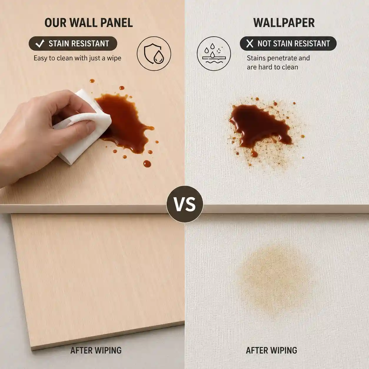 Decorative wall panel material cost comparison for home villa and commercial projects