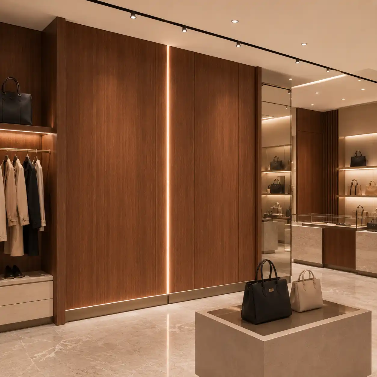 Decorative finish feature of negative ion crystal wall panels for modern interior design