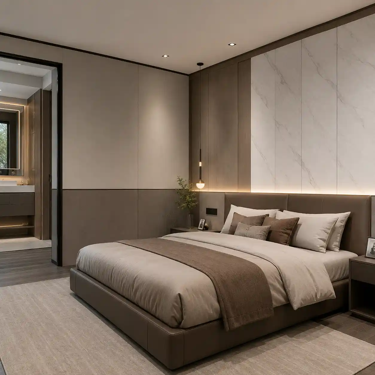 Negative ion crystal wall panels for bedroom villa and modern interiors