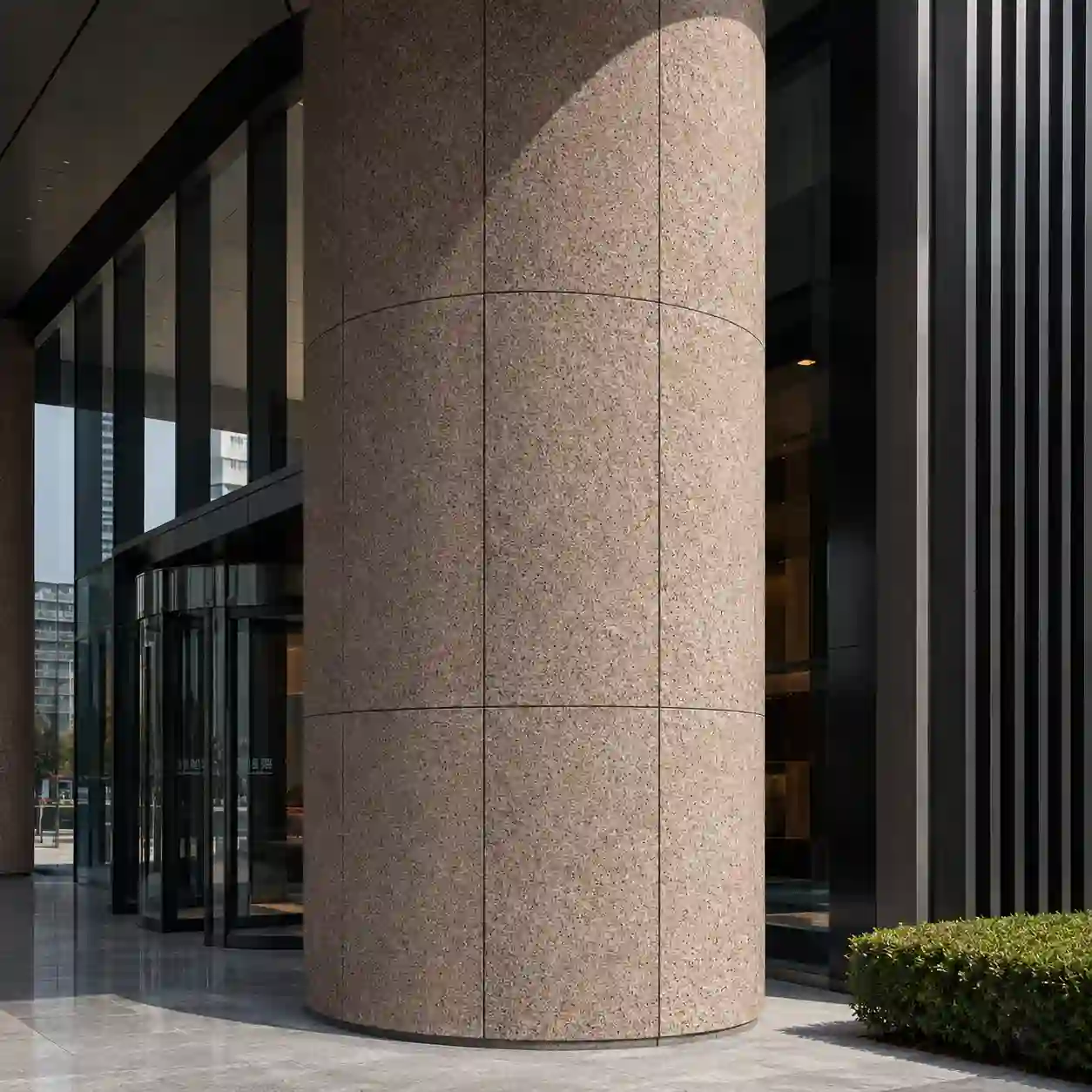 Custom faux stone texture and color finish for polyurethane wall panels