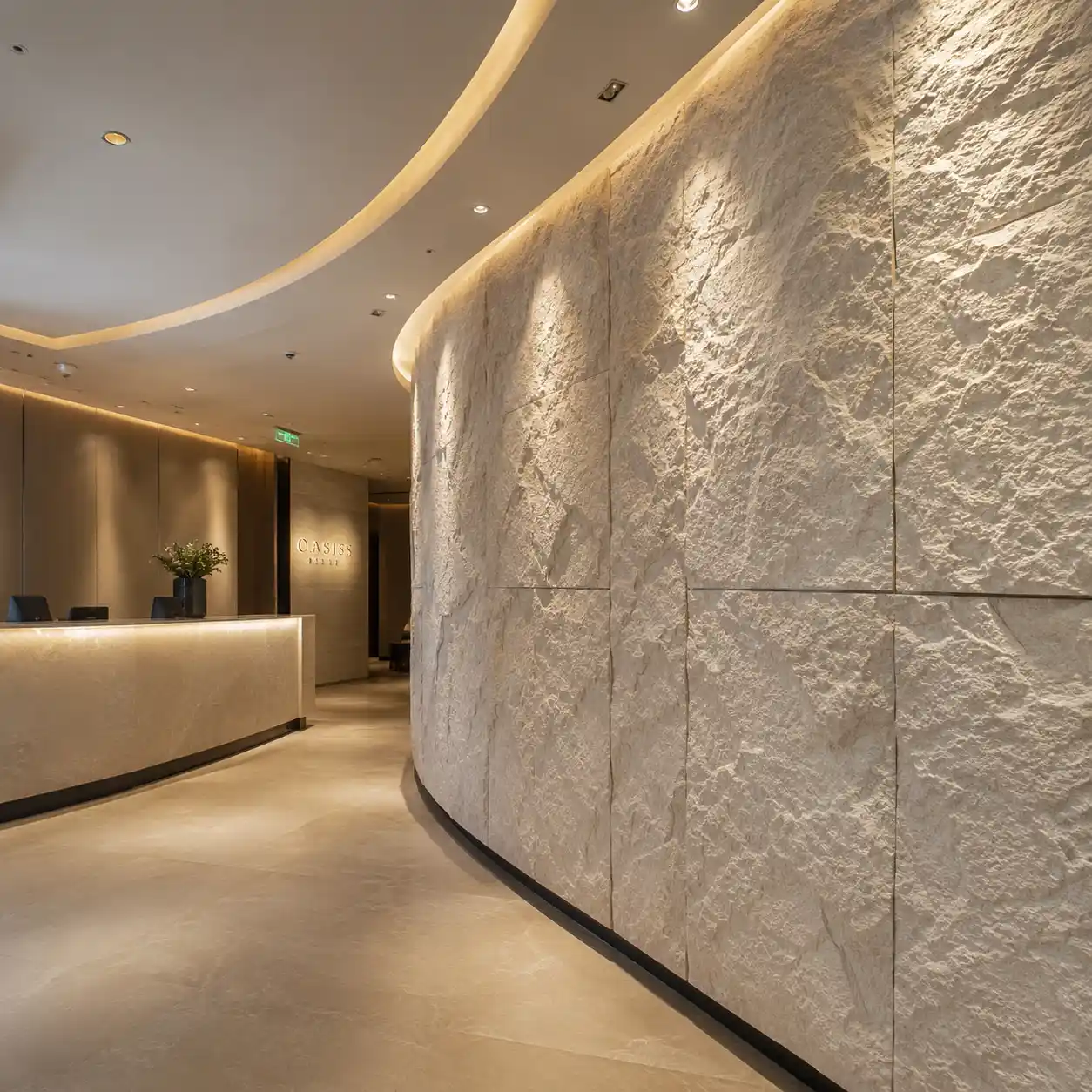 pu-stone-panel-hotel-lobby-interior-stone-feature-wall