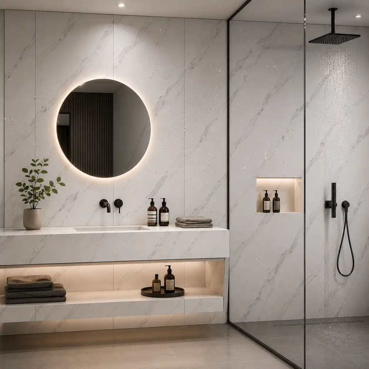 shower-wall-panels-waterproof-bathroom