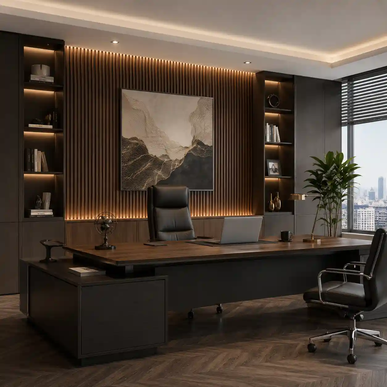 Deep groove feature of solid fluted wall panel