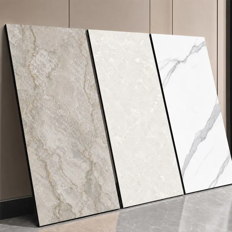 SPC tile look wall panels for grout-free bathroom walls