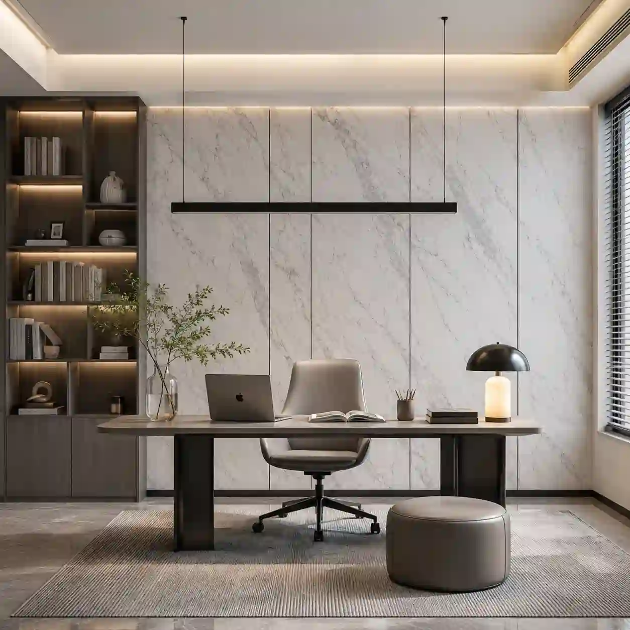 Waterproof SPC wood look wall panel for decorative interior use