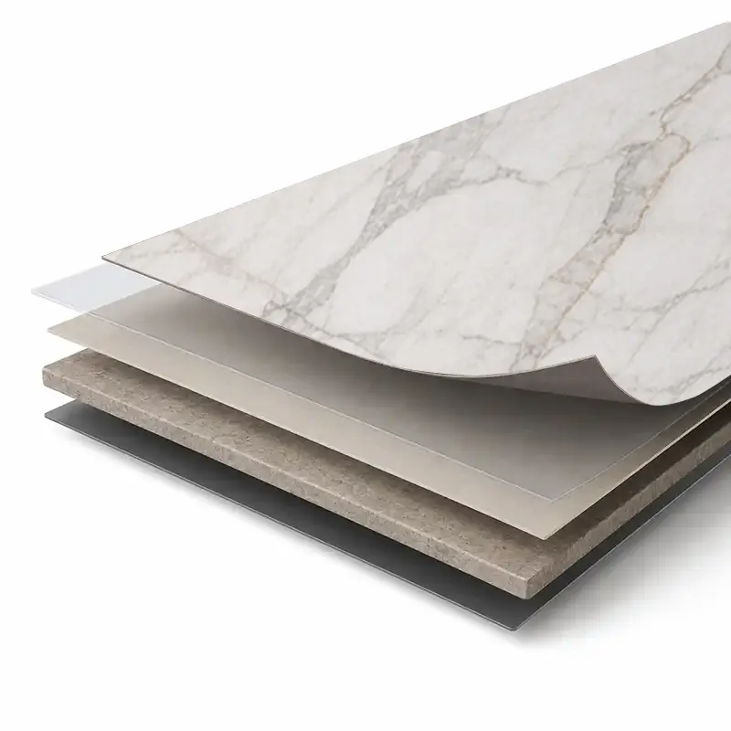 Waterproof SPC wall panel surface detail for bathroom wall renovation