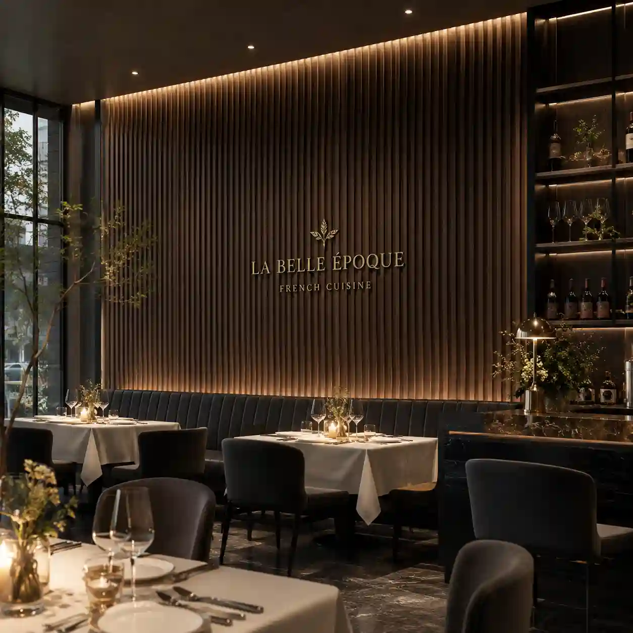WPC fluted wall panels for modern feature walls and interior decoration