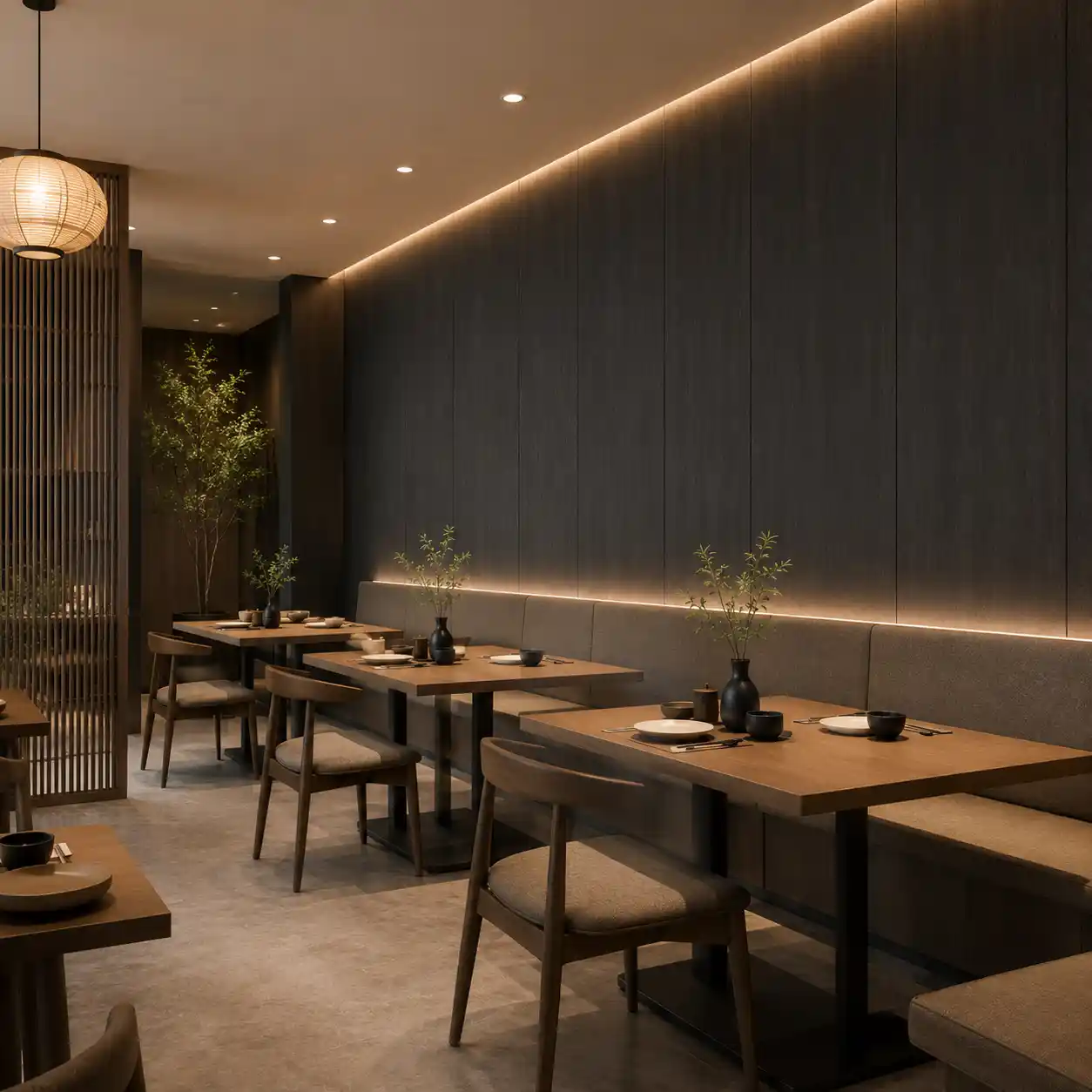 WPC wall panels for villa interior decoration and residential feature walls