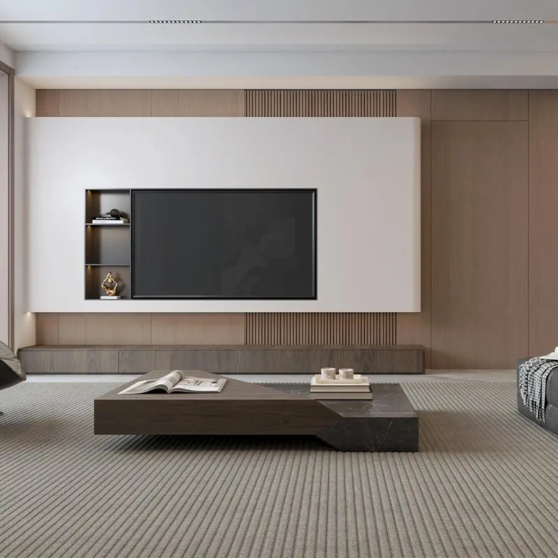 Easy-clean PVC wall panel surface for daily interior maintenance