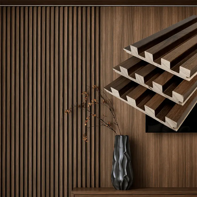 Layout planning before installing PVC fluted wall panels