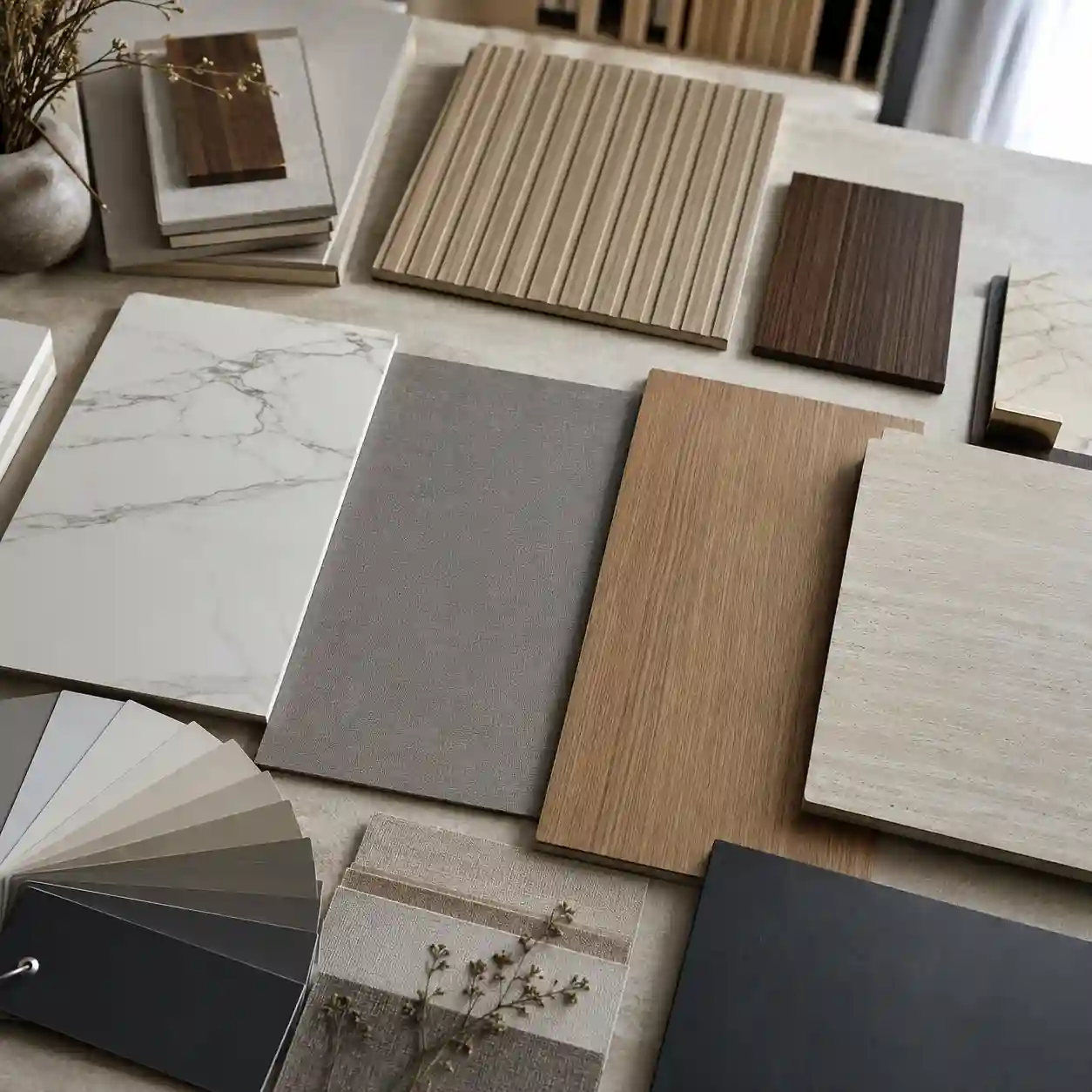 Carbon crystal wall panel finish selection for modern interior style choices