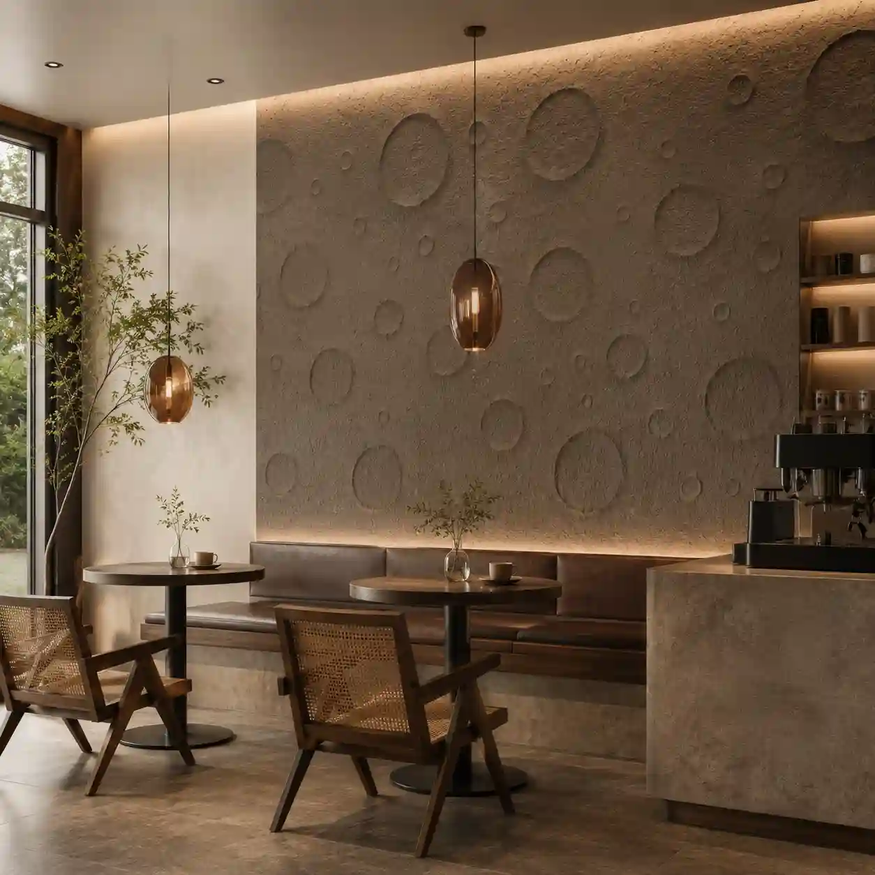 Lightweight PU stone wall panel profile for easier indoor installation